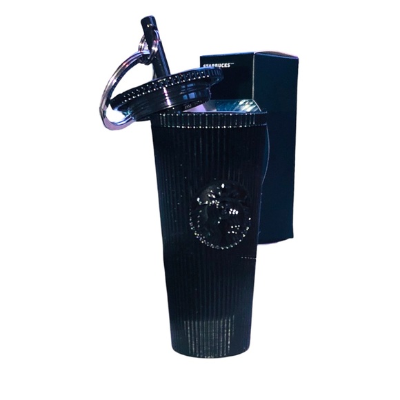Starbucks cold cup keychain in jet black NEW IN BOX - Picture 13 of 15